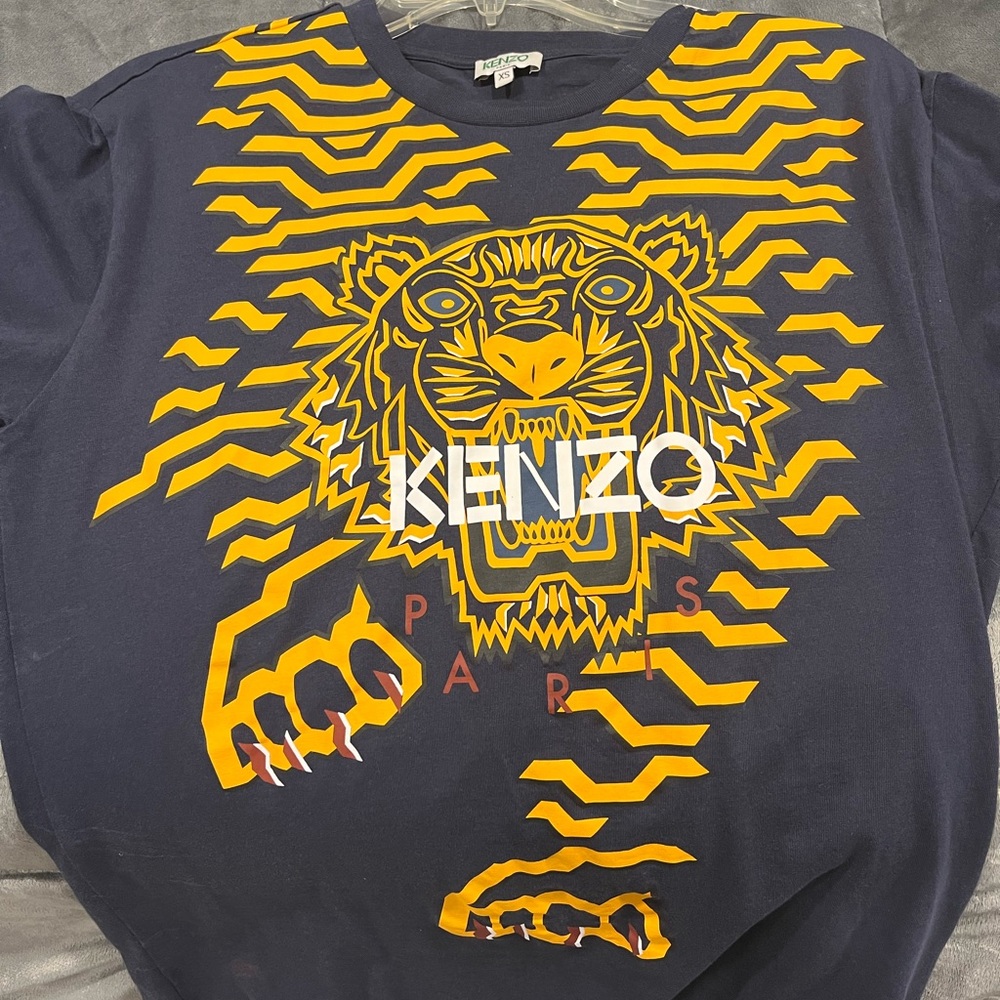 KENZO Mens Tiger T-Shirt Size XS